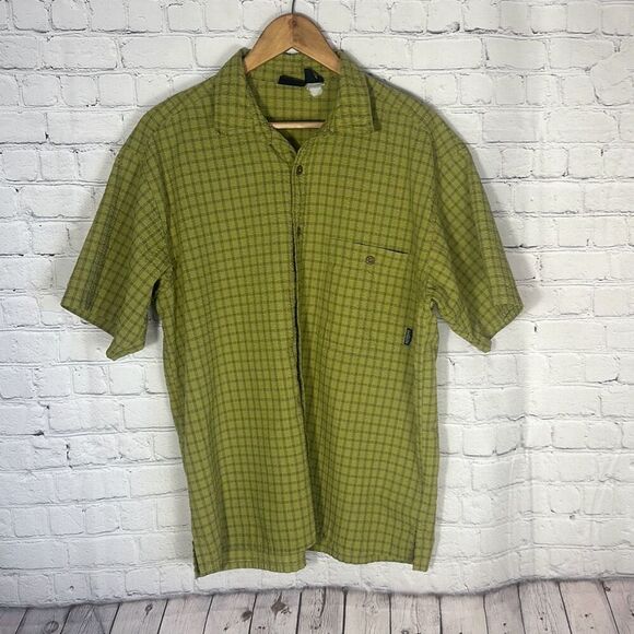 Patagonia Puckerware Shirt Button Up Organic Cotton Blend Outdoor Seersucker - Picture 1 of 10